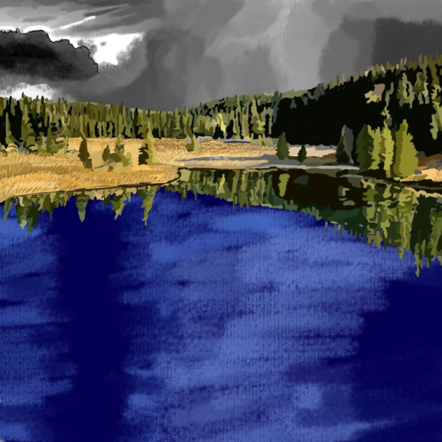 A lake - ibisPaint