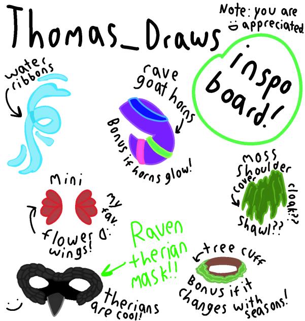 Thomas_Draws inspo board!