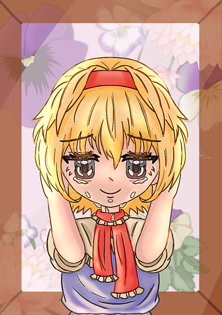 『笑って💧』