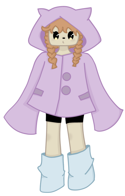 raincoat girl