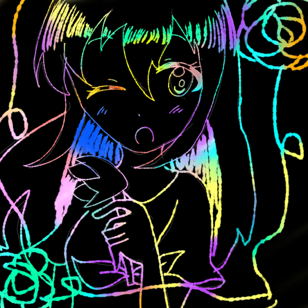 スクラッチアート💐