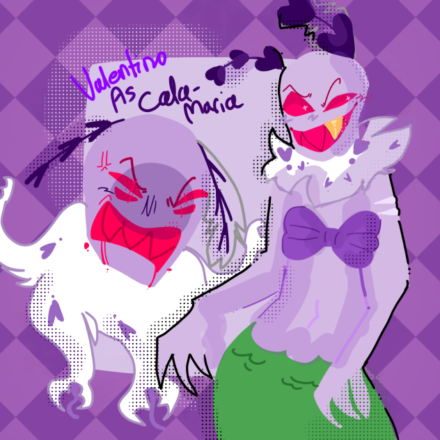 Valentino(MY AU)as calamaria