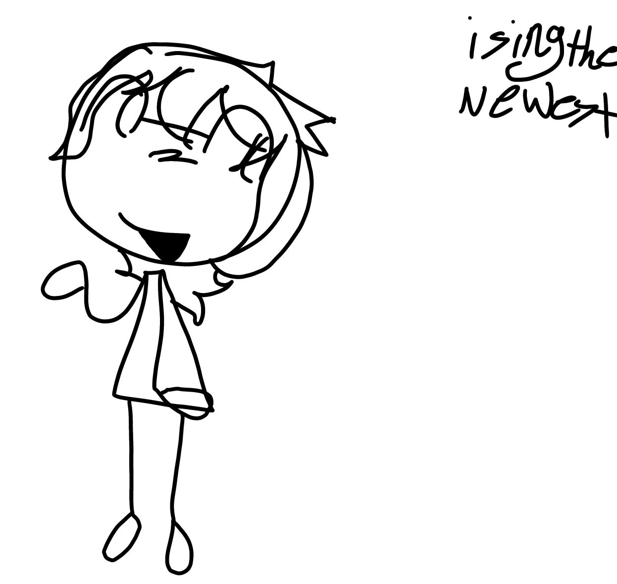I sing the newest col- . - ibisPaint