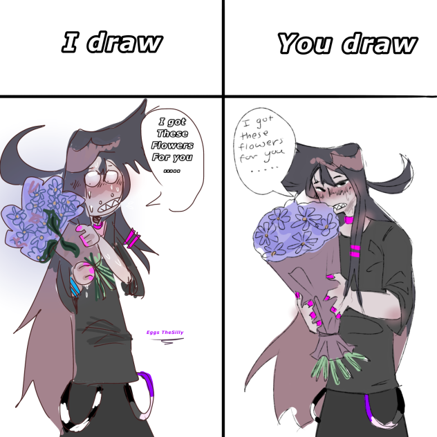 I draw you draw-flowers