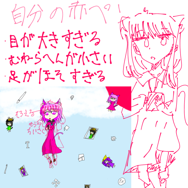 自分の赤ペン