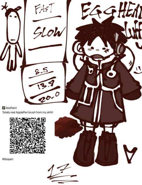 Made me own brush😳 - ibisPaint