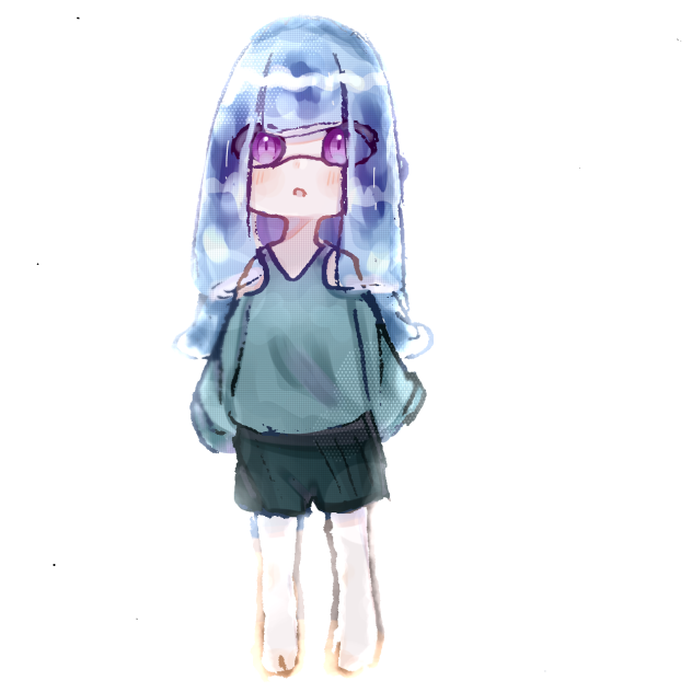 落書きをそのまま塗ってみた！