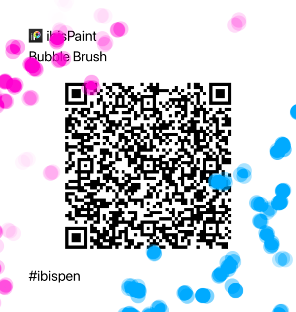 Glitter or Bubble Brush ibisPaint