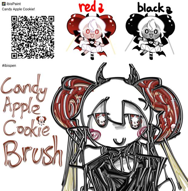 Candy Apple Cookie Brush!