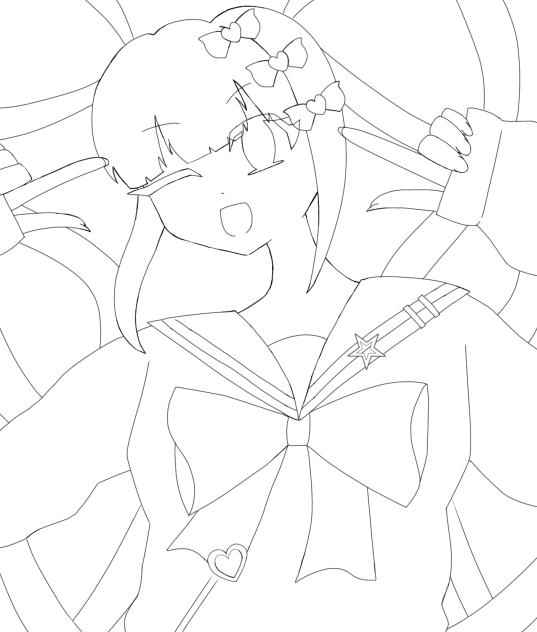✟超てんちゃん線画✟