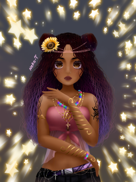 Girl-speedpaint-ibis drawing