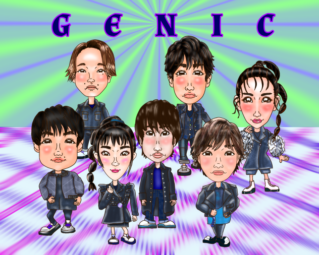 似顔絵　GENIC