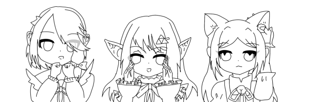 お部屋の塗り絵！
