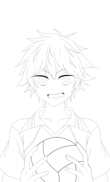 【線画】ハイキュー【初描き】