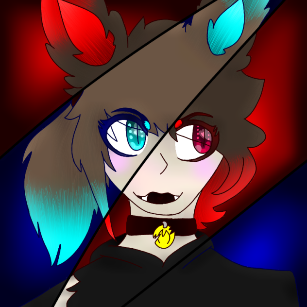 cross moonfox and evil moonfox