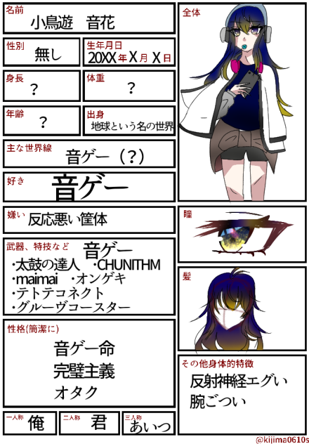 オリキャラ2 小鳥遊音花