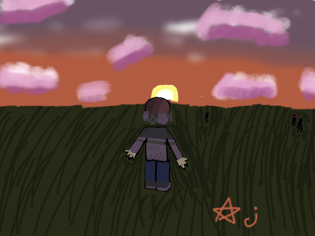 Minecraft to a drawing