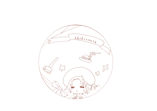 アイコンにする予定の絵