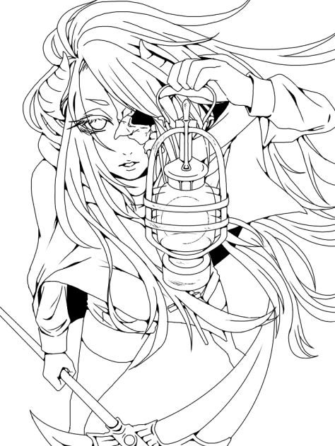 【線画】死神