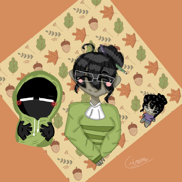 💜As 3 versões da minha oc💜