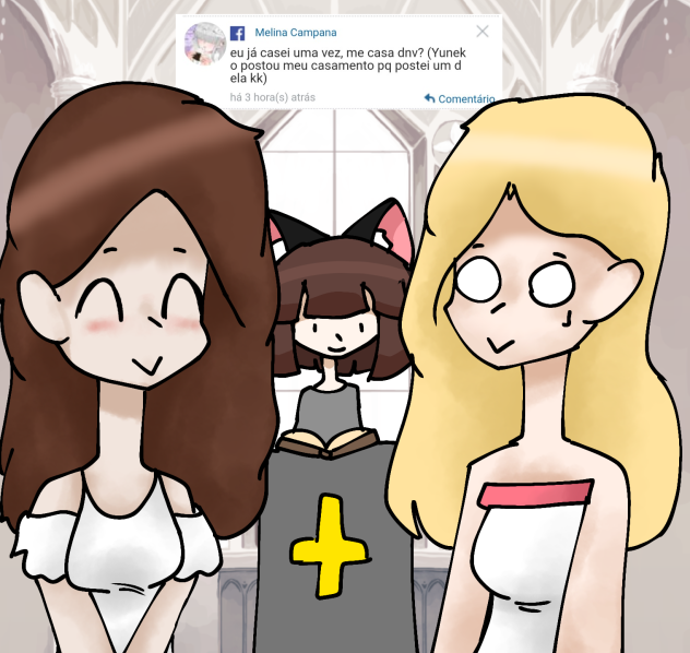 3 casamento q desenho lkkk melina e nina