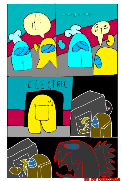 Among us (cute comic)
