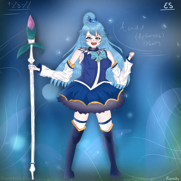 {Apr 29} - Aqua (アクア ) Drawing
