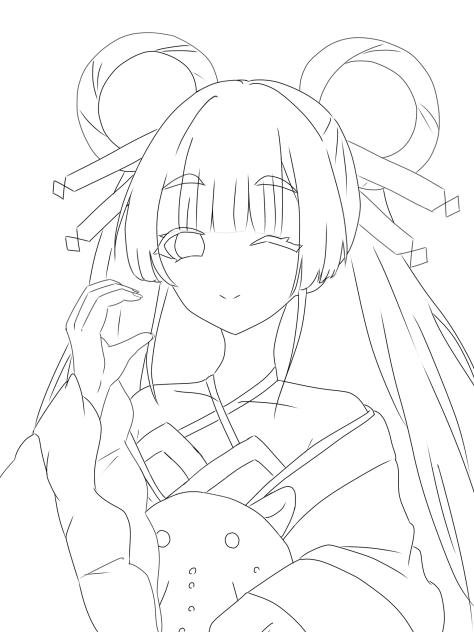 ヤッチョ(塗り絵) - ibisPaint
