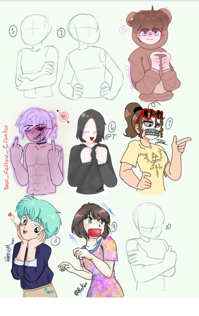 Pose Collab - ibisPaint