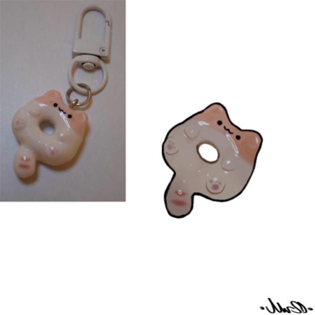 Kitty Keychain ツ