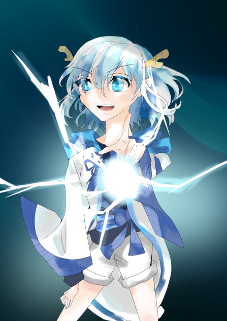 ひさめページ イラストオーダー 線画お借りしたヒサメ - ibisPaint