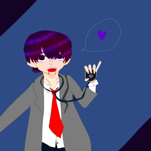 謎の闇堕ち絵（？）