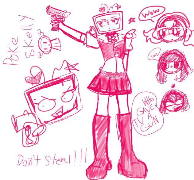 TeeVee but with a gun 🔫