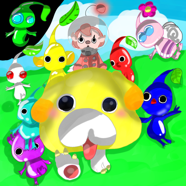 PIKMIN (ピクミン)4発売おめでとうございます！ - ibisPaint
