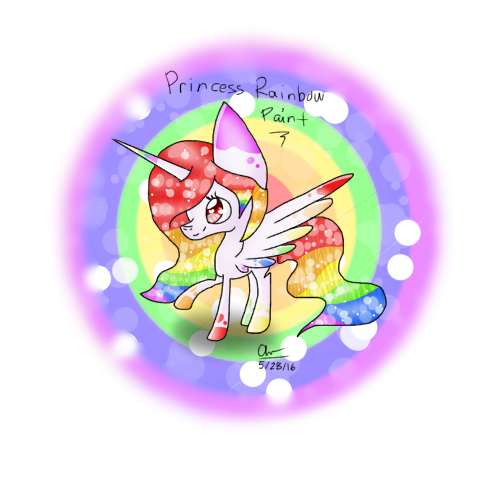 Art Trade with Princess Rainbow Paint - ibisPaint