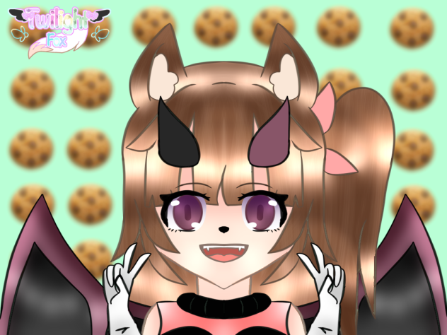 Demon Cookie Art - Sorry, it’s so bad