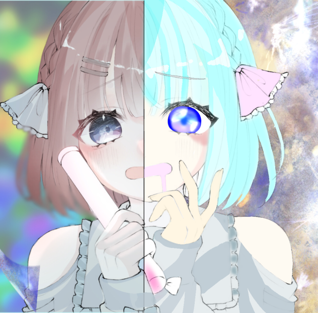 色塗り合作