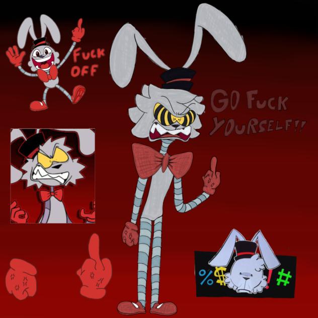 Frankie Says ''GO FUCK YOURSELF!!''🐰🎀🎩🔪