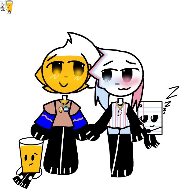 OJ and Paper's handlers!