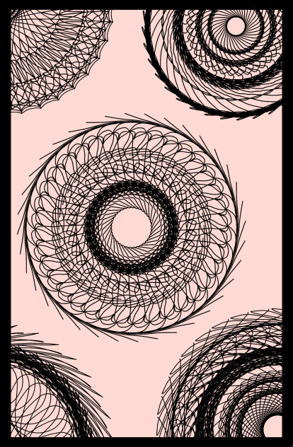 Pink and black wallpaper