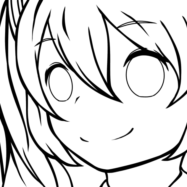 【線画】初音
