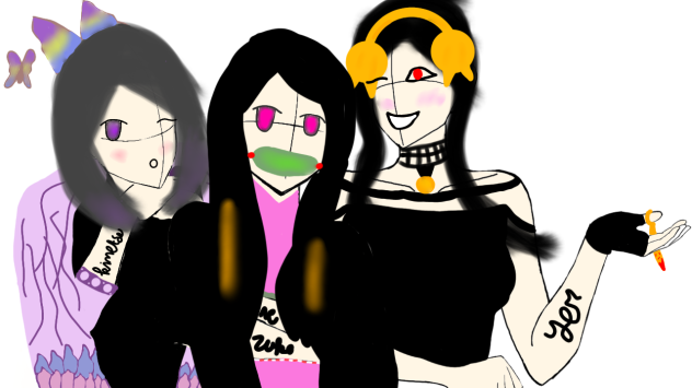 bbf  yor, nezuko and kimatsu