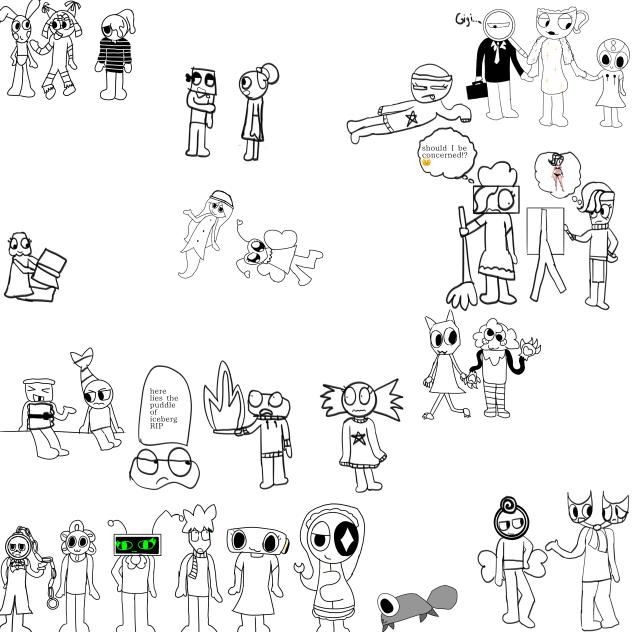 dandys world charactors