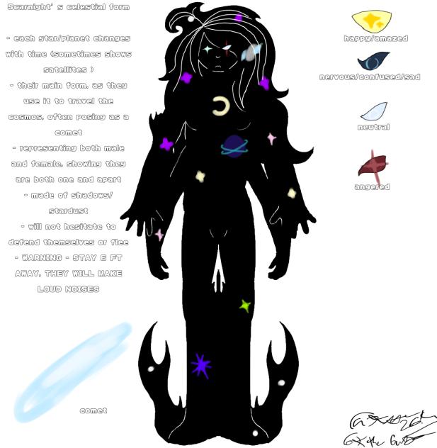 Scarnight’s celestial form - ibisPaint