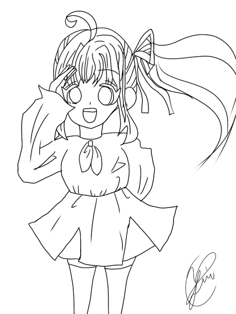 はいっ！！　　　塗り絵