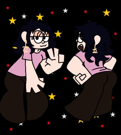 my mom in birdie's artstyle