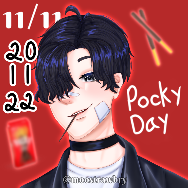 Mekhi pocky day 2022