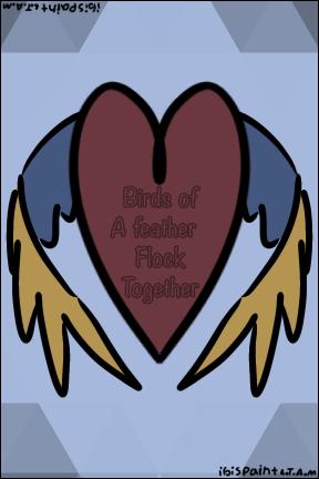 A Valentine From A Pretty Bird(Back)