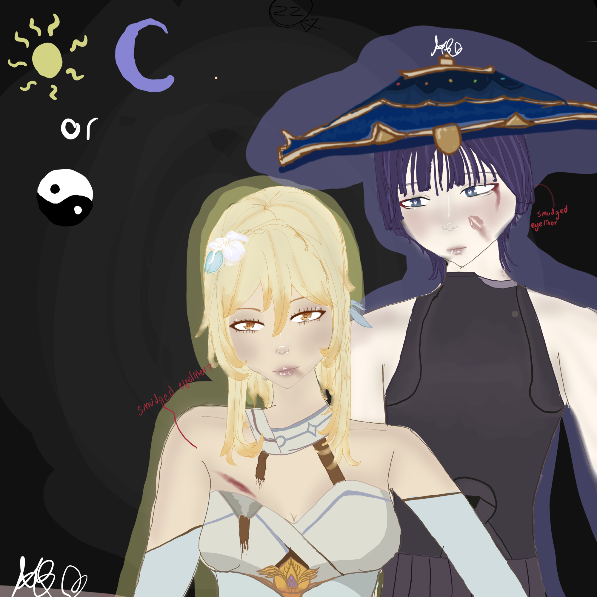 Light and dark - ibisPaint