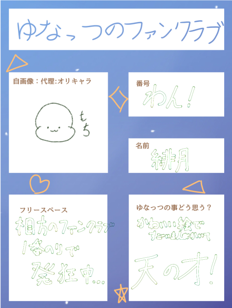 ゆなっつファンクラブ☆